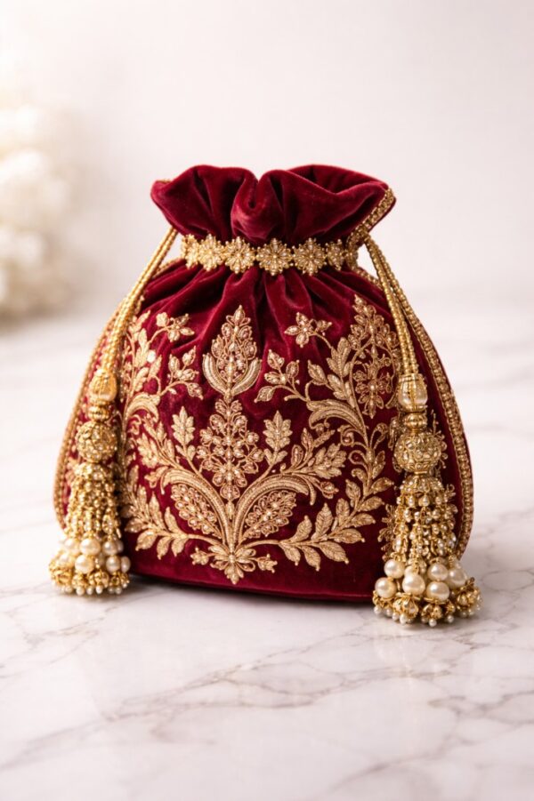 Embroidered Potli Bag