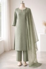 Linen Straight Suit - Image 2