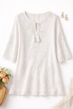 Embroidered Kurti Top - Image 3