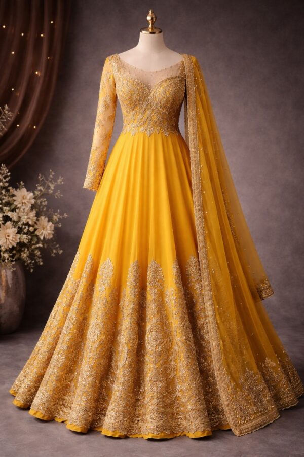 Anarkali Floor Gown