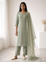 Linen Straight Suit - Image 3