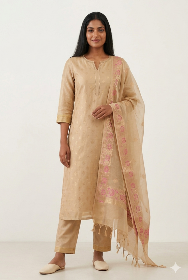 Banarasi Silk Suit