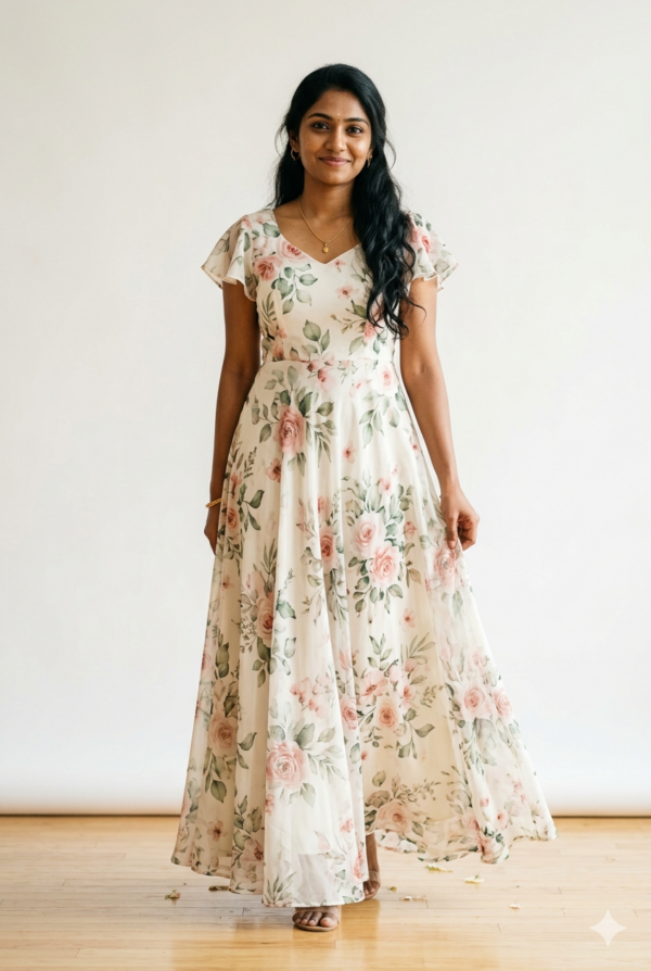 Off-Shoulder Maxi Gown