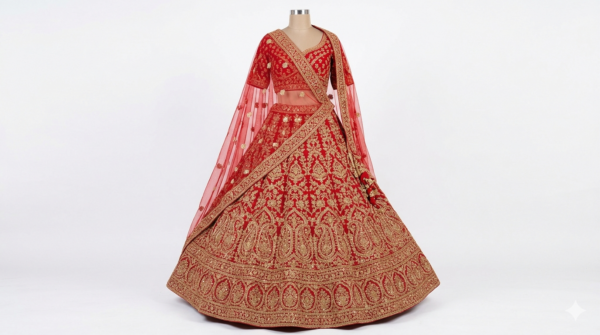 Bridal Net Lehenga