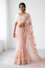 Organza Floral Saree