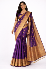Organza Floral Saree - Image 2
