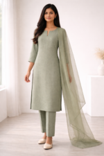 Linen Straight Suit - Image 4