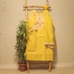 Yellow Color Cotton Top (T.L.45') and Parallel Pant (P.H.35') with Soft Cotton Dupatta - Image 4