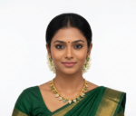 Antique Gold Emerald Green & White CZ Leaf Cluster Necklace Set with Matching Stud Earrings — Traditional South Indian Imitation Jewellery